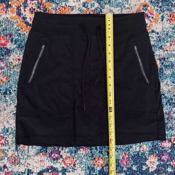 Athleta Women's Black TREKKIE NORTH Performance Skort Drawstring Size 2 - Picture 6 of 6